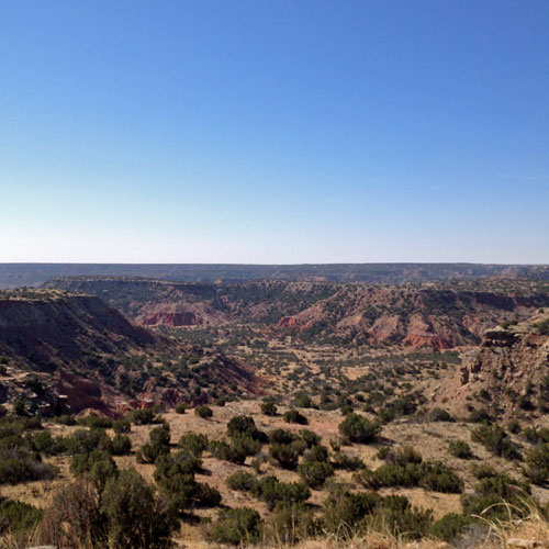 Palo Duro Canyon, viewed from the rim