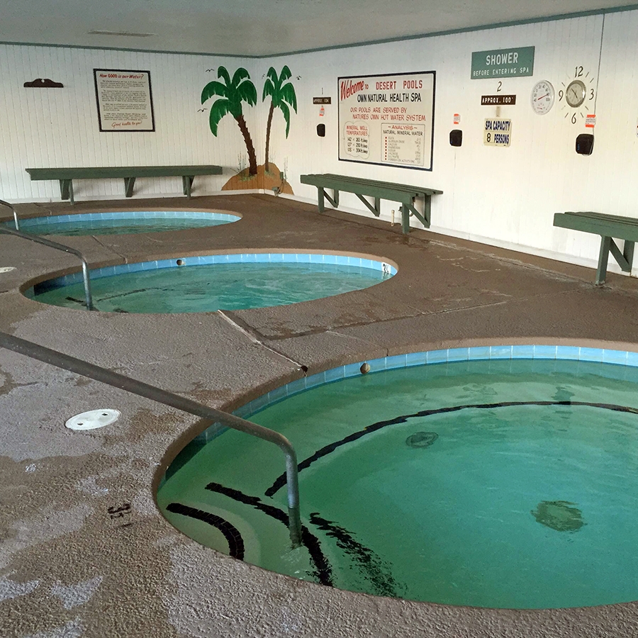 Hot tubs at Desert Pools RV Resort