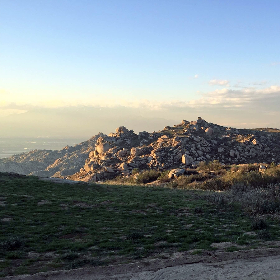 Sunset over San Bernadino