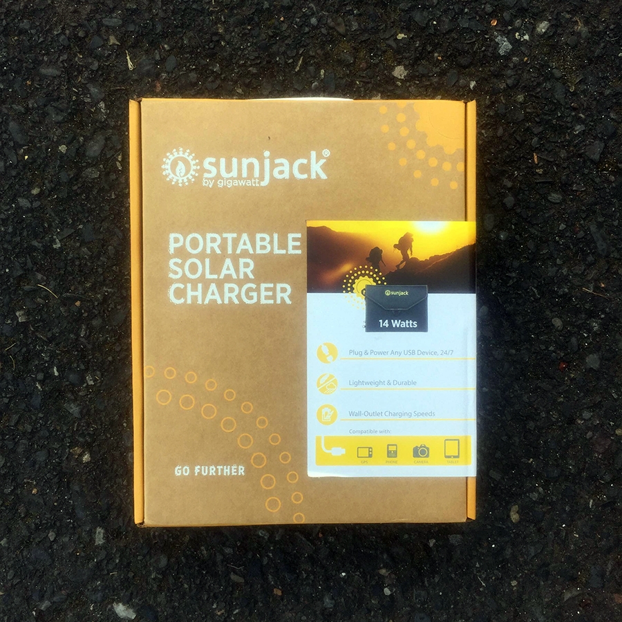 The SunJack still in its package