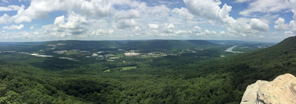 Sunset Rock on Lookout Mountain is one of many sites in the area of importance during the Civil War