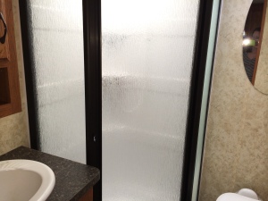 Sink, shower, toilet. The works.