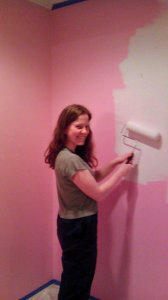 Painting the day we bought it