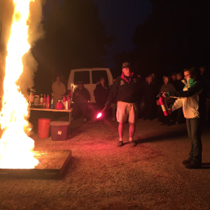 Live fire safety demonstration