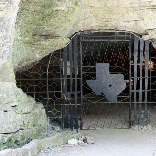 Longhorn Cavern Entrance Gate