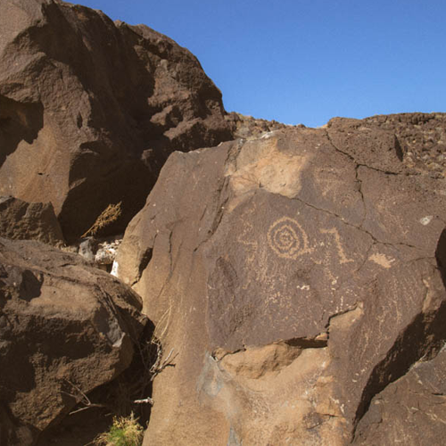 Petroglyphs at Boca Negra Canyon