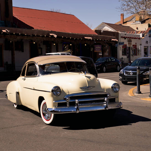 Vintage car on San Felipe Street