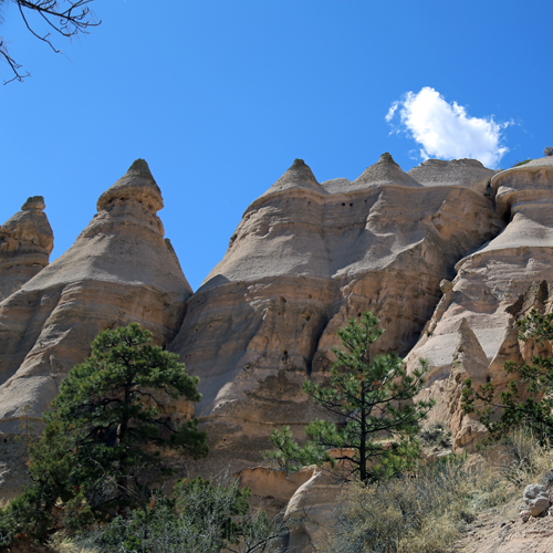 Tent rocks, all up close and personal