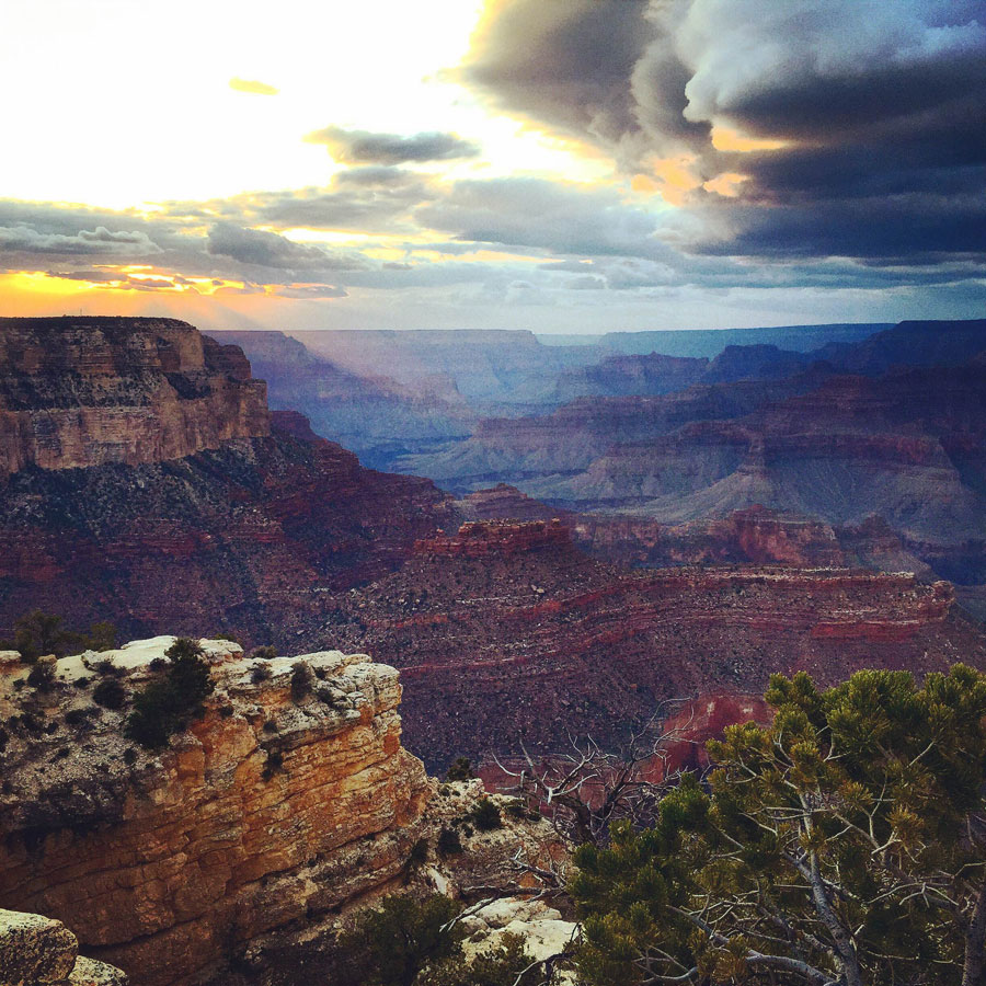 Laying eyes on the Grand Canyon, a bucketlist item