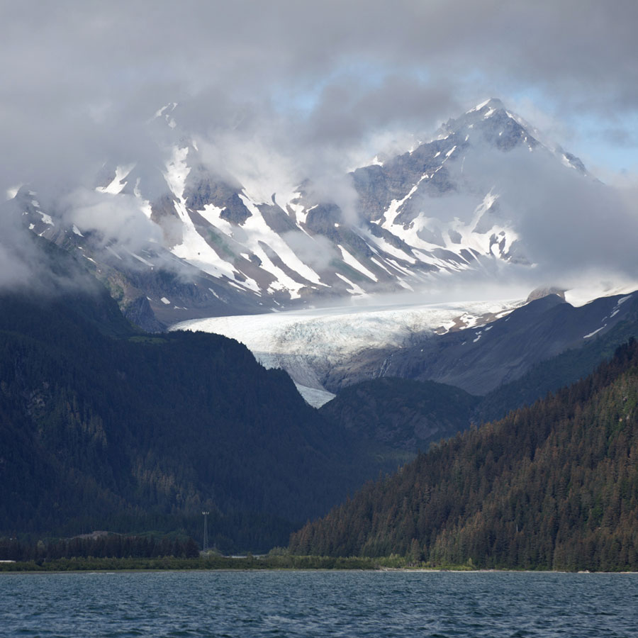 Seward, where glaciers are quite literally surrounding you
