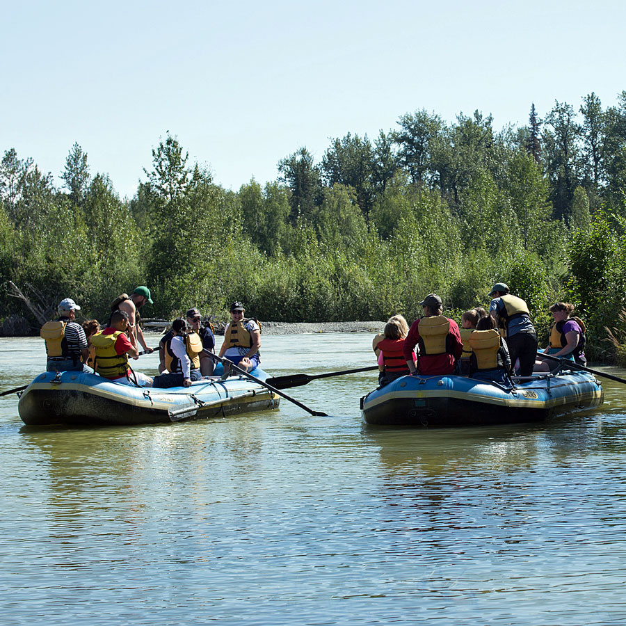 Two rafts = oar battles