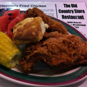 Old Country Store Fried Chicken in Lorman, Mississippi
